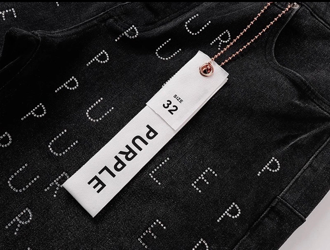 Purple Black Denim Shorts – Premium Streetwear