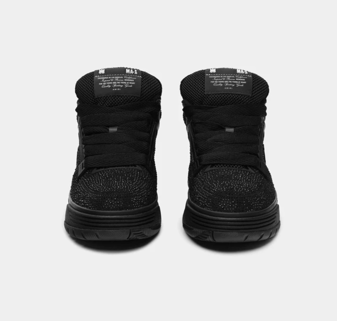 AMIRI Crystal MA-1 en color negro