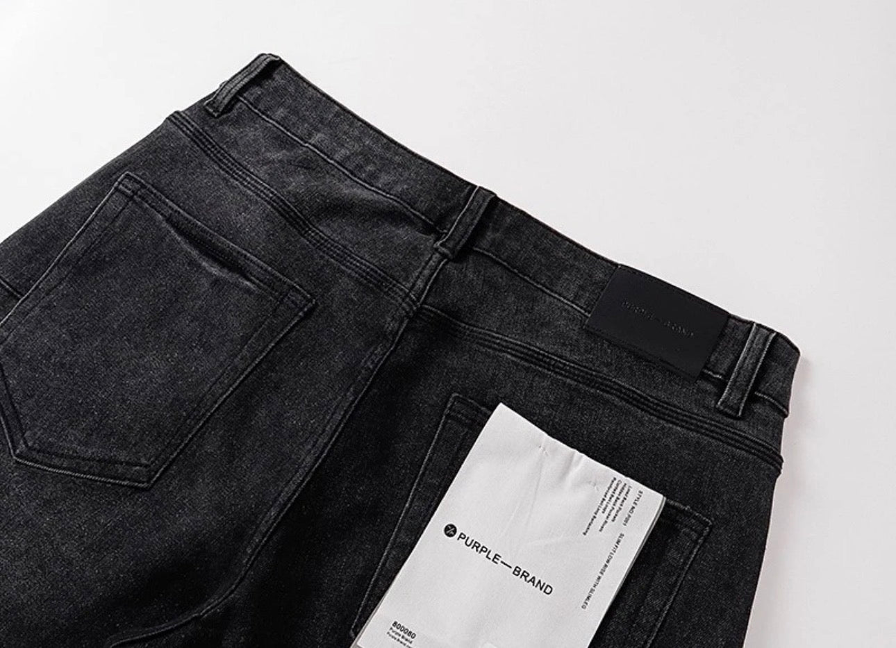 Purple Black Denim Shorts – Premium Streetwear