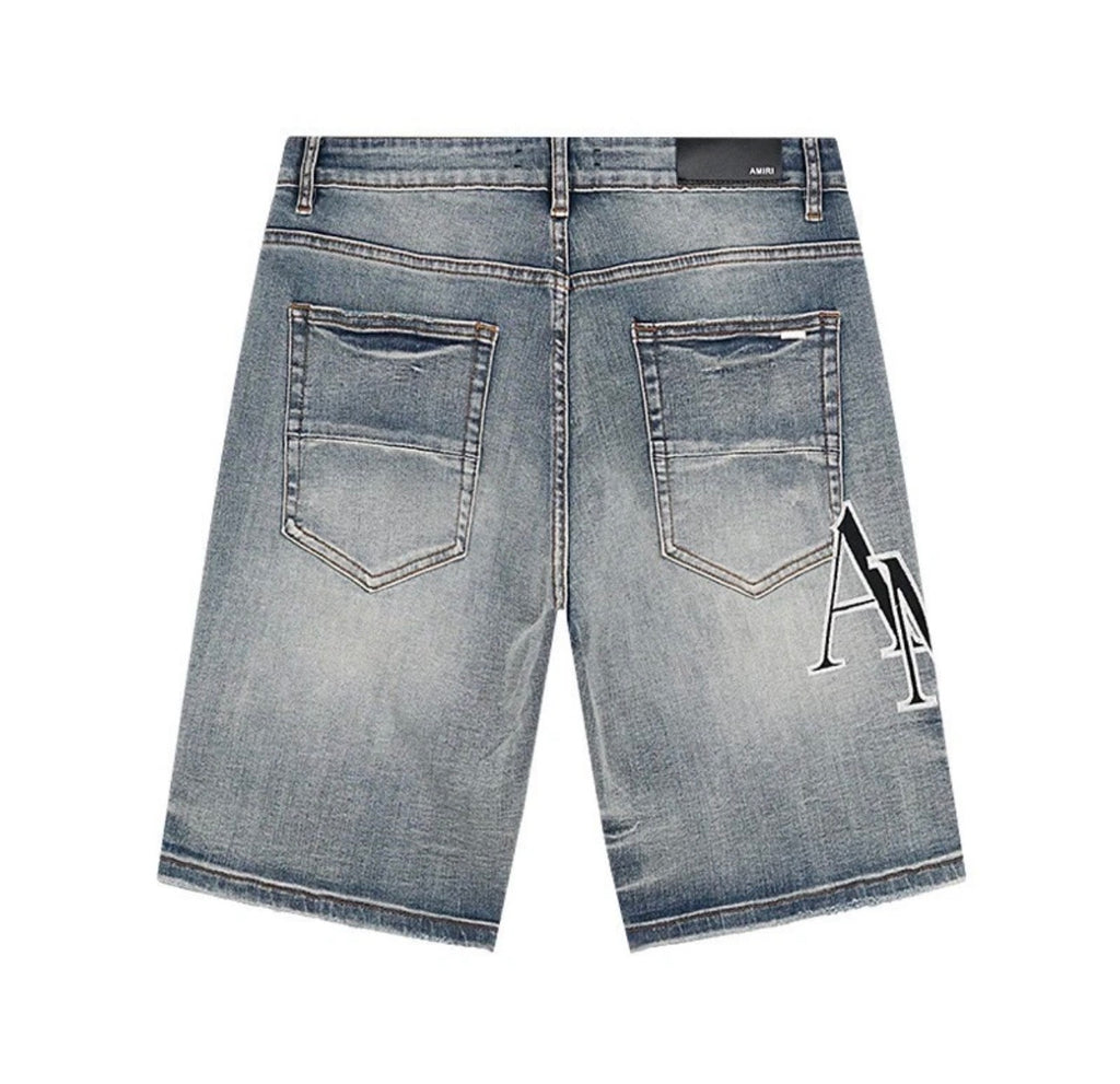 Purple Brand Denim Shorts Light Wash Men’s Designer Jean Shorts