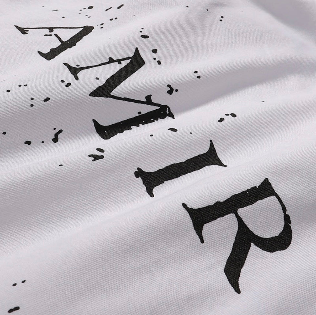 AMIRI White Paint Splatter T-Shirt