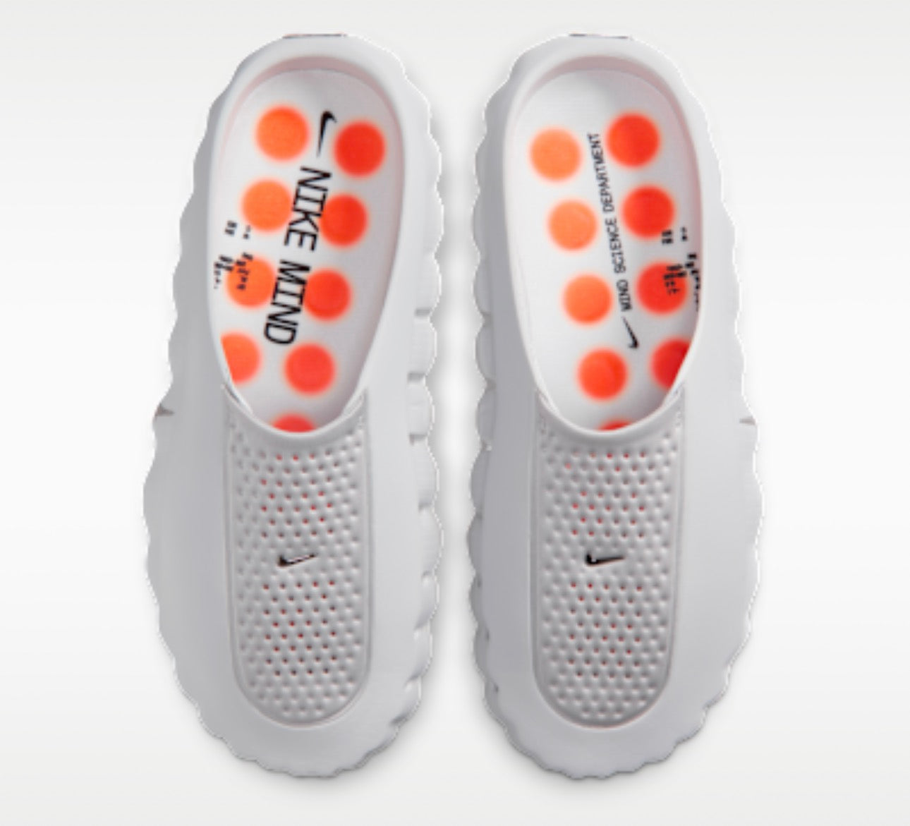 Nike Mind White Orange – Premium Comfort Slip-On Sneakers