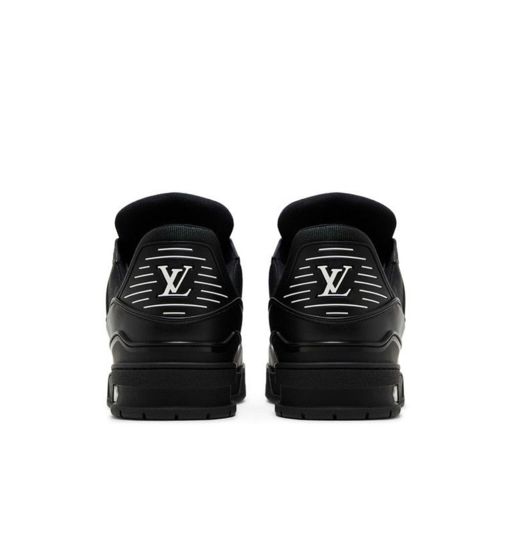 Louis Vuitton trainer embossed monogram black