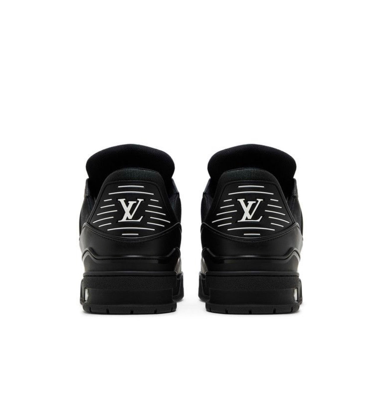 Louis Vuitton trainer embossed monogram black