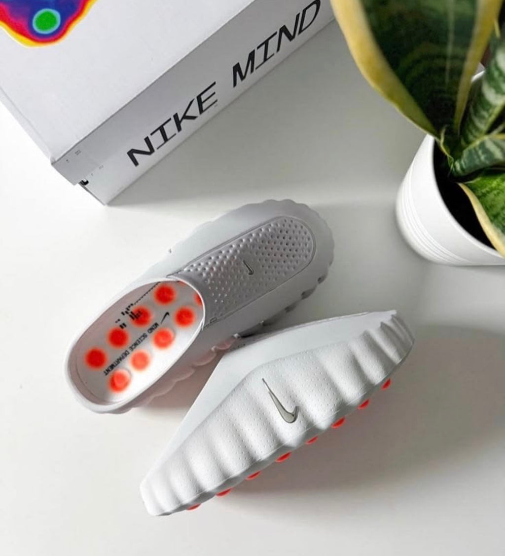 Nike Mind White Orange – Premium Comfort Slip-On Sneakers
