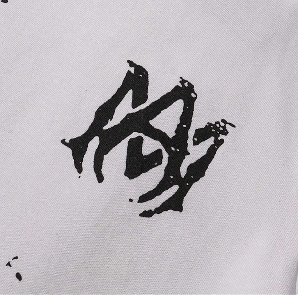 AMIRI White Paint Splatter T-Shirt