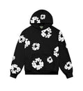 Black Flower Street Hoodie