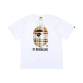 BAPE Burberry Ape Head Tee White
