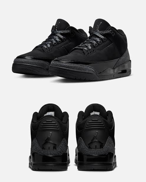 Air Jordan 3 “Triple Black Shadow