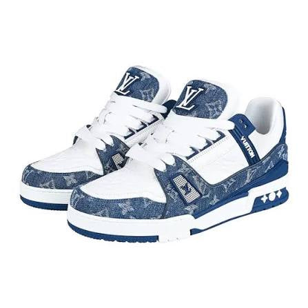 Louis Vuitton Trainer Blue Denim