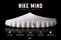 Nike Mind White Orange – Premium Comfort Slip-On Sneakers