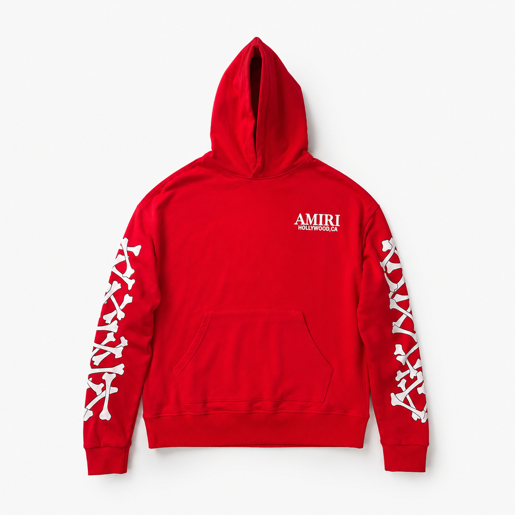 AMIRI Red Hoodie – Premium Streetwear